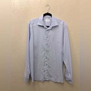 Eton  Mens 16/41 Printed Long Sleeve Button Up Dress Shirt Professional Office